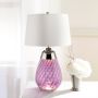 Elstead Lighting LENA LARGE LENA-TL-L-PLUM-OWSS Stolna svjetiljka 1X7W/GU10+1x60W/E27
