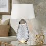 Elstead Lighting LENA LARGE LENA-TL-L-SMOKE-OWSS Stolna svjetiljka 1X7W/GU10+1x60W/E27