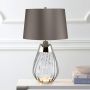 Elstead Lighting LENA SMALL LENA-TL-S-SMOKE Stolna svjetiljka 1X7W/GU10+1x60W/E27