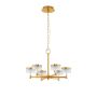 Luces Exclusivas MINEROS LE44585 Luster 6x38W/led 3000k IP20 2399lm