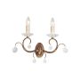 Elstead Lighting LUNETTA LUN2-BRONZE Zidna svjetiljka 2x60W/E14