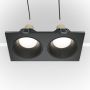 Maytoni ZOOM DL033-2-02B Ugradbeno downlight svjetlo 2x50W/GU10 IP65