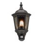 Elstead Lighting SECURITY LANTERS MD7-PIR-BLACK Zidna svjetiljka 1x60W/E27 IP43