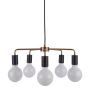 Italux IRINA MD-BR1721401-D5-G/B Visilica 5x60W/E27