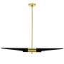 King Home APOLLO MD21419-2M.BLACK.GD Visilica 2x40W/E27 IP20