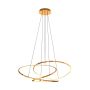 Zuma Line CHOLET MD7360-1A-3GT Visilica 1x56W/LED 3000K 6600lm IP20