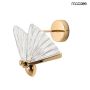 King Home BUTTERFLY M MSE010100324 Zidna svjetiljka 1x7W/LED 3000K 560LM IP20