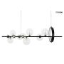 King Home MOOSEE ALURE LINE MSE010100286 Visilica 10x5W/G9 3000K IP20