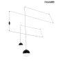 King Home MOOSEE BOWL DUO MSE010100152 Visilica 2x60W/E27 IP20