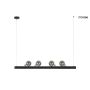 King Home MOOSEE LINEAL MSE010100270 Visilica 4x48W/G4 3000K 3840LM IP20