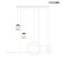 King Home STARS MSE010100343 Visilica 1x46W/LED 3000K 3680LM IP20