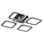 Zuma Line STELLAR MS232040R-BK Stropna svjetiljka 4x30W/LED 3000-6000k 2600lm