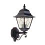 Elstead Lighting NORFOLK NR1-BLK Zidna svjetiljka 1x60W/E27 IP43