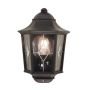 Elstead Lighting NORFOLK NR7-2-BLK Zidna svjetiljka 1x60W/E27 IP43