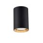 Light Prestige Manacor LP-232/1D - 90 BK/GD Natkriveno downlight svjetlo 1x50W/GU10 IP20