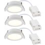 Nordlux Olea 2510400101 Ugradbeno downlight svjetlo 3x4.4w/led 2700k 345lm ip65