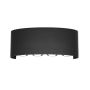 Italux ORTELO OWL-451-4-BL Zidna svjetiljka 1x8W/LED 3000k 738LM IP54