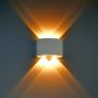 Italux Ortelo OWL-6650-2-WH-3K Zidna svjetiljka 4x4W/LED 3000K 336lm IP54