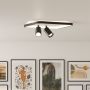 Light Prestige Parma LP-0612/2C Square BK Reflektor 2x50W/GU10 3000K|4000K|6000K IP20