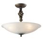 Elstead Lighting PEMBROKE PB-SF-A-BLK-GOLD Stropna svjetiljka 3x60W/E27