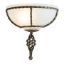 Elstead Lighting PEMBROKE PB-WU-BLK-GOLD Zidna svjetiljka 1x60W/E27