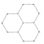 Light Prestige Geometric LP-0209/3C 4K Plafonjera 15x4W/LED 4000K IP44