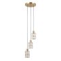 Italux Alma PND-40668-3-HBR Visilica 3x40W/E27 IP20
