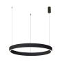 Italux Brasco PND-56215-080RPP-BK-3KS4K-TRDIMM Visilica 1x60W/LED 3000K|4000K 4500lm IP20