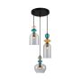 Italux Busco PND-30263-3A-BRO-SG Visilica 3x40W/E27 IP20