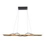 Italux Conato PND-23848-30W-BK-GD Visilica 2x35W/LED 3000K 1200lm IP20