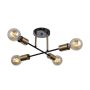 Italux FORMIO PND-4052-4-BL-HBR Stropna svjetiljka 4x40W/E27 IP20