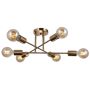 Italux FORMIO PND-4052-6-HBR Stropna svjetiljka 6x40W/E27 IP20