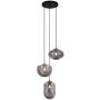 Italux HATELLA PND-112038-3A-BRO+SG Visilica 3x40W/E27 IP20