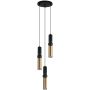 Italux ISIDORA PND-14290-3-BK-BRO Visilica 3x25W/GU10 IP20