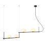 Italux KERNIO PND-357784-BK+W Visilica 4x25W/G9 IP20