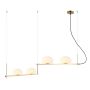 Italux KERNIO PND-357784-BRO+W Visilica 4x25W/G9 IP20