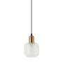 Italux LAMEZIA PND-67594-1-BRO+CL Visilica 1x40W/E27 IP20