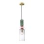 Italux Manso PND-37462D-MC-GD Visilica 1x40W/E14 IP20