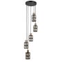 Italux Menfi PND-44236-5-BK-GD Visilica 5x40W/E27 IP20