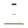 Italux Merlot PND-54638F-16W-3K-BK-GD Visilica 1x16W/LED 3000K 560lm IP20