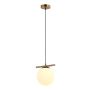 Italux MERSETA PND-463321L-BRO+W Visilica 1x40W/E14 IP20