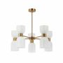 Italux Monza PND-57602-5-BRO Luster 10x40W/E27 IP20