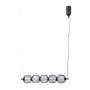 Italux Pedro PND-34405-5-BK Visilica 5x20W/LED 3000K 793lm IP20