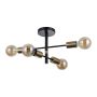 Italux PIANSI PND-4025-4-BL-HBR Visilica 4x40W/E27 IP20