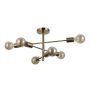 Italux PIANSI PND-4025-6-HBR Visilica 6x40W/E27 IP20