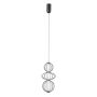 Italux Rabel PND-344221-3V-BK Visilica 3x10W/LED 3000K 713lm IP20
