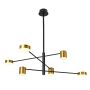Italux REMDAL PND-16374-6-BK-GD-4K Visilica 36W/LED 4000K 2700LM IP20