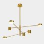 Italux REMDAL PND-16374-6-COP-GD-4K Visilica 36W/LED 4000K 2700LM IP20