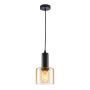 Italux SANTIA PND-65342-1-BK+AMB Visilica 1x40W/E27 IP20