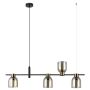 Italux SERVIO PND-66892-4-BK-AMB Visilica 4x40W/E14 IP20